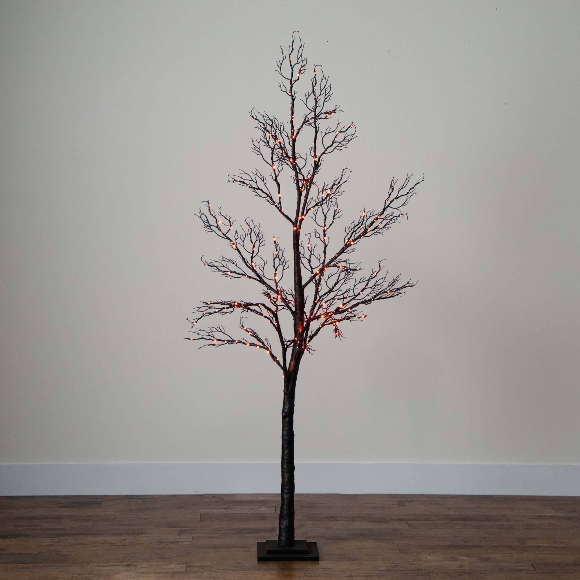 6ft. Pre-Lit Artificial Minimalist Twig Tree